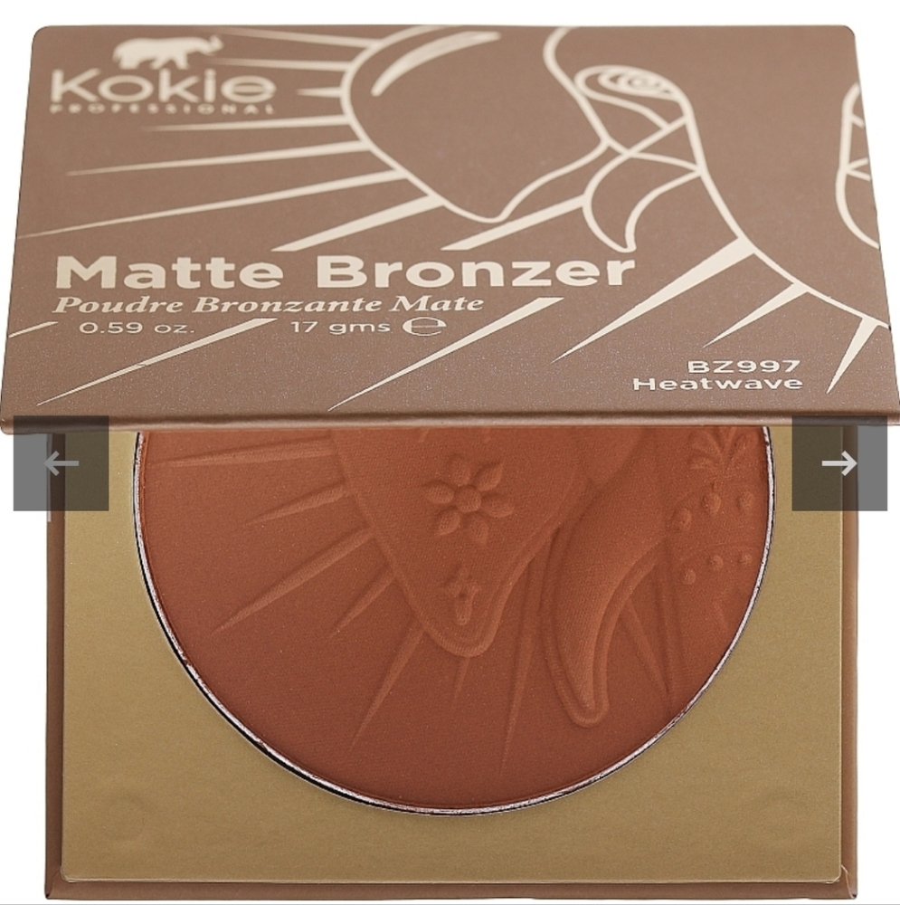 New Kokie matte bronzer sunlit peach